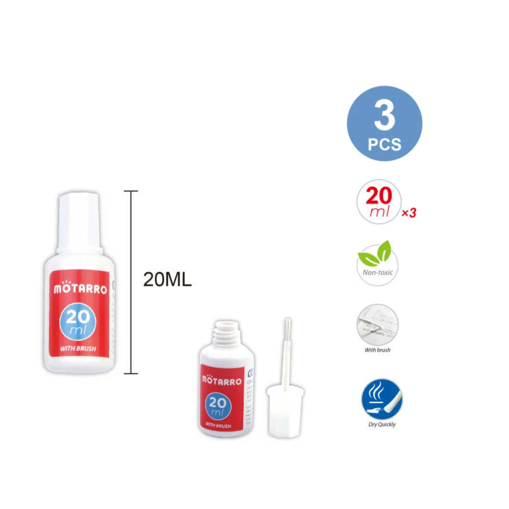 20ML Korrekciós Folyadék Ecsettel - 3db
