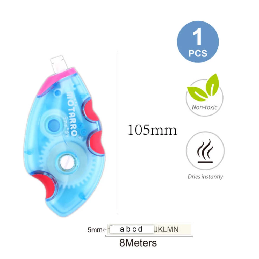 Hibajavító roller 5mm*8m - Kék/Rózsaszín