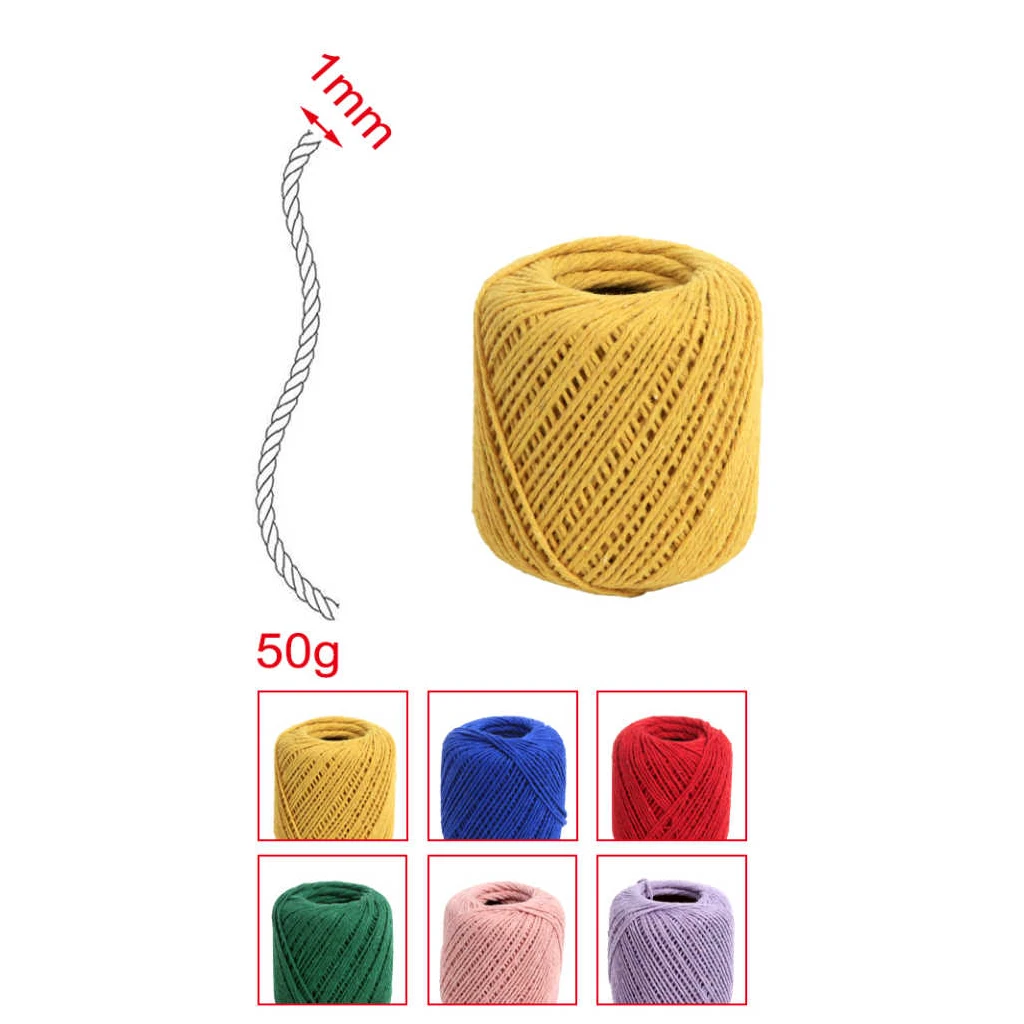 Egyszínű Pamut Kötél - 50g