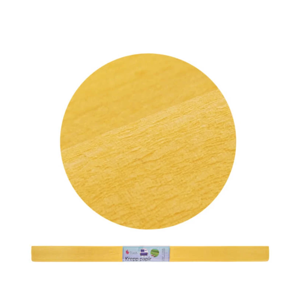 Krepp papír 50x200 cm - 17g Arany Sárga