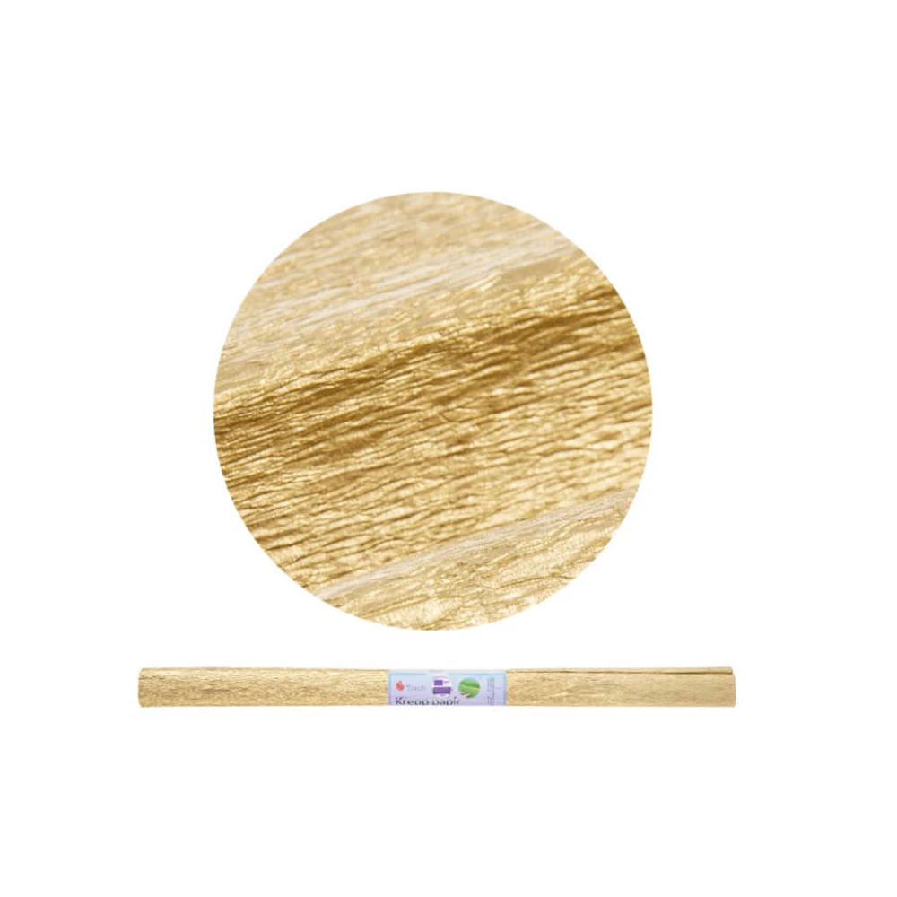 Krepp papír 50x200 cm - Arany