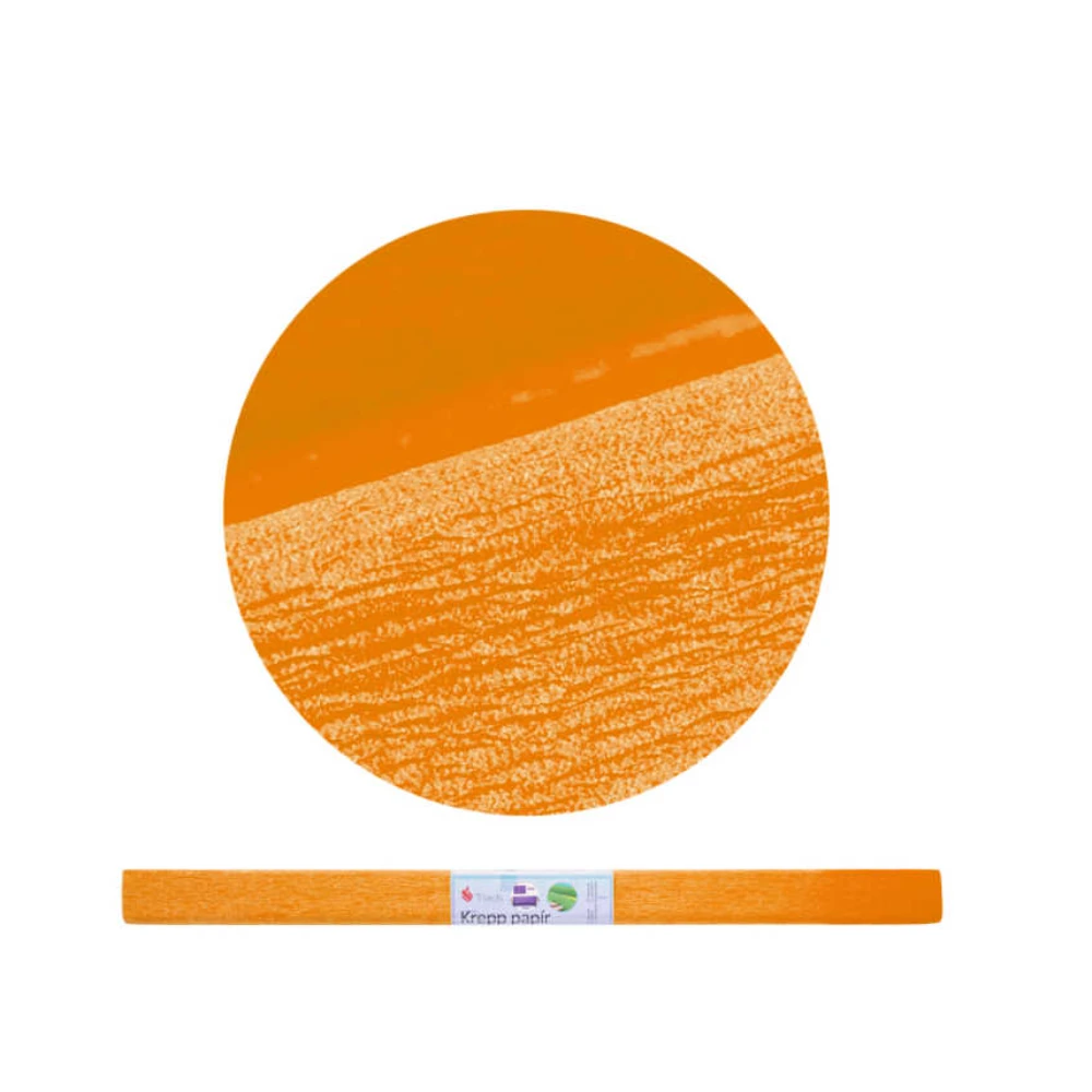Krepp papír 50x200 cm - 17g Fluoreszkáló Narancs