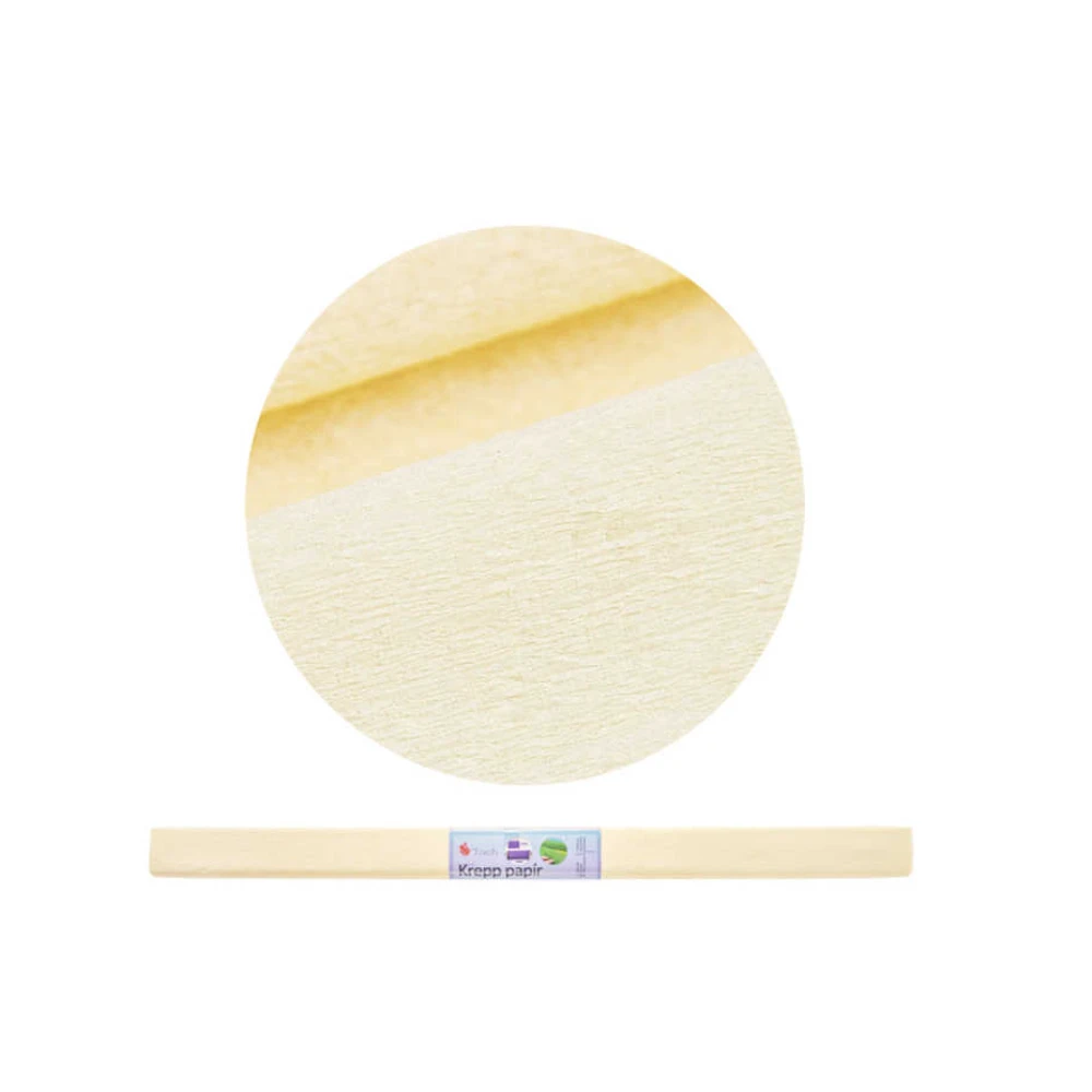 Krepp papír 50x200 cm - 17g Bézs