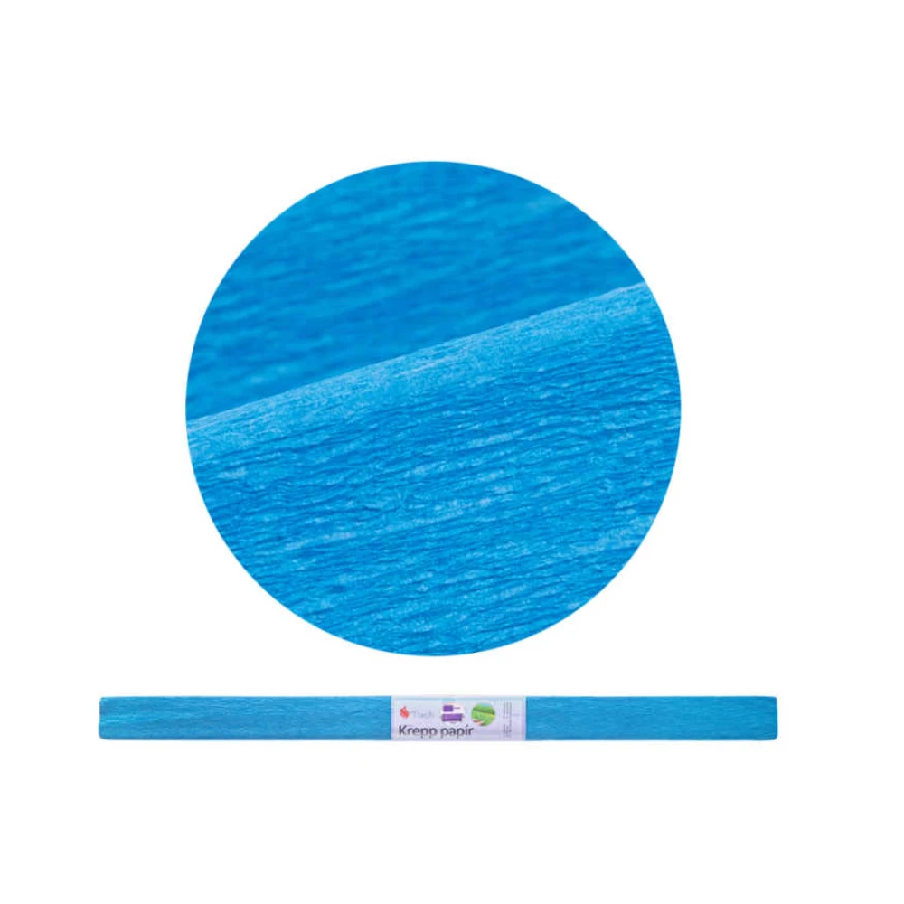 Krepp papír 50x200 cm - 17g Kék