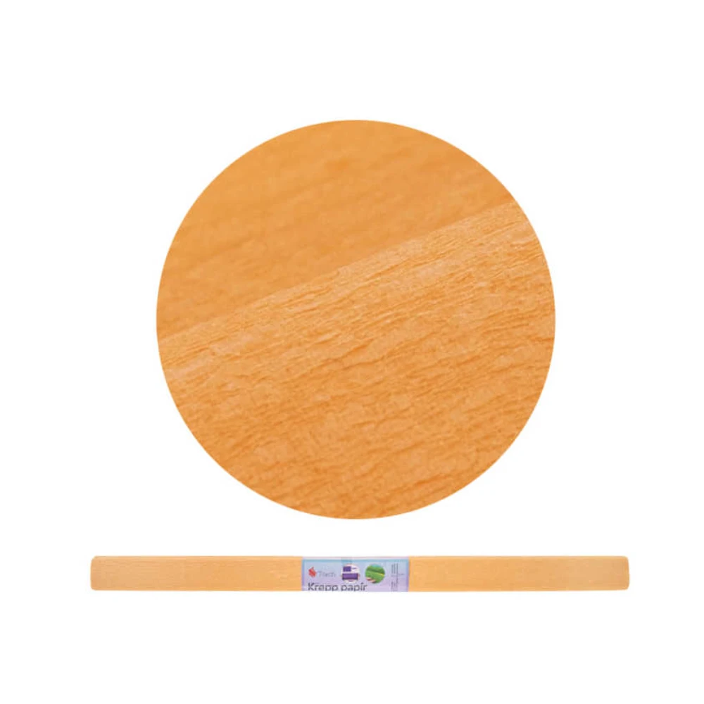 Krepp papír 50x200 cm - 17g Narancssárga