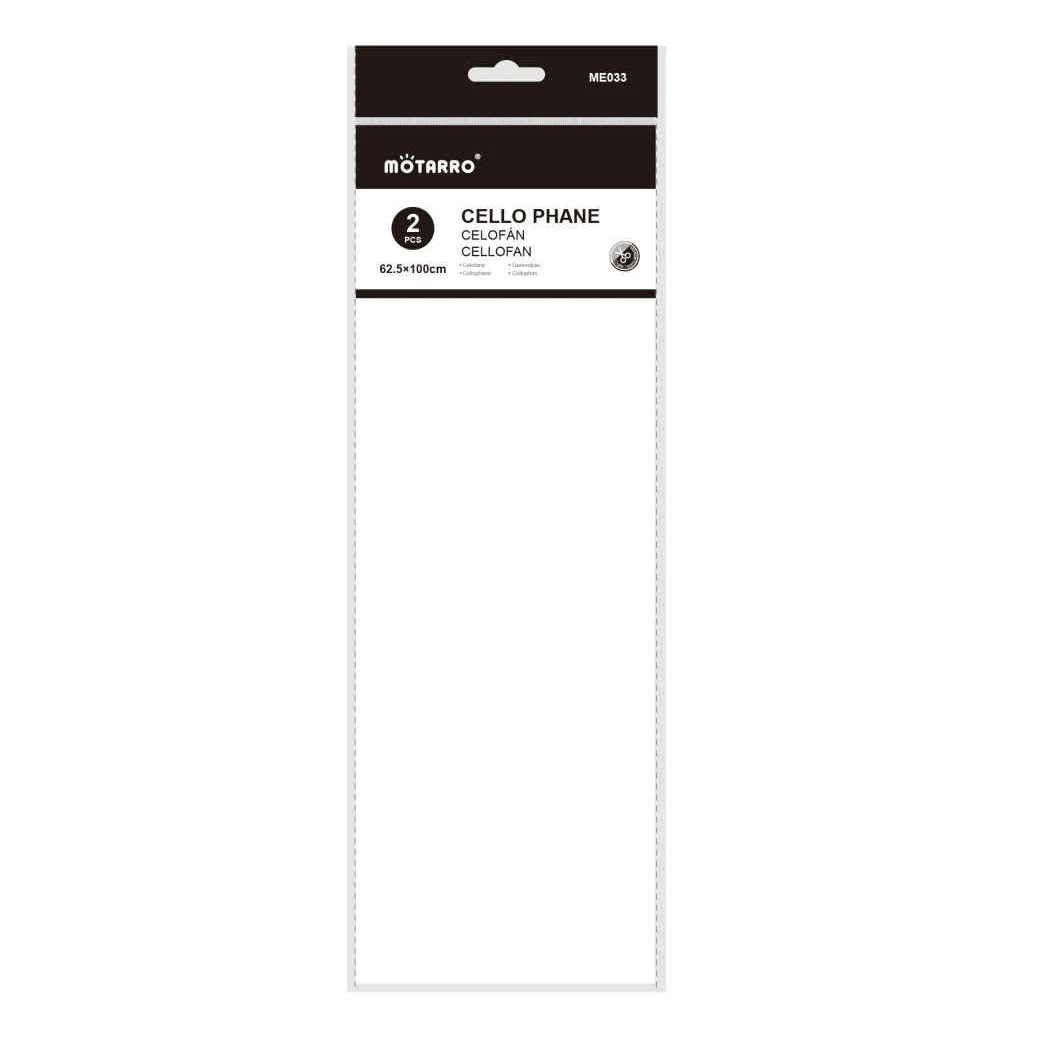 62,5*100 cm-es átlátszó celofán 2 db