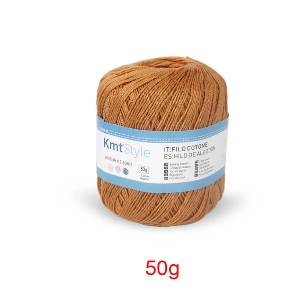 50g Színes Pamut Fonál - Különleges Sötét Árnyalatokban