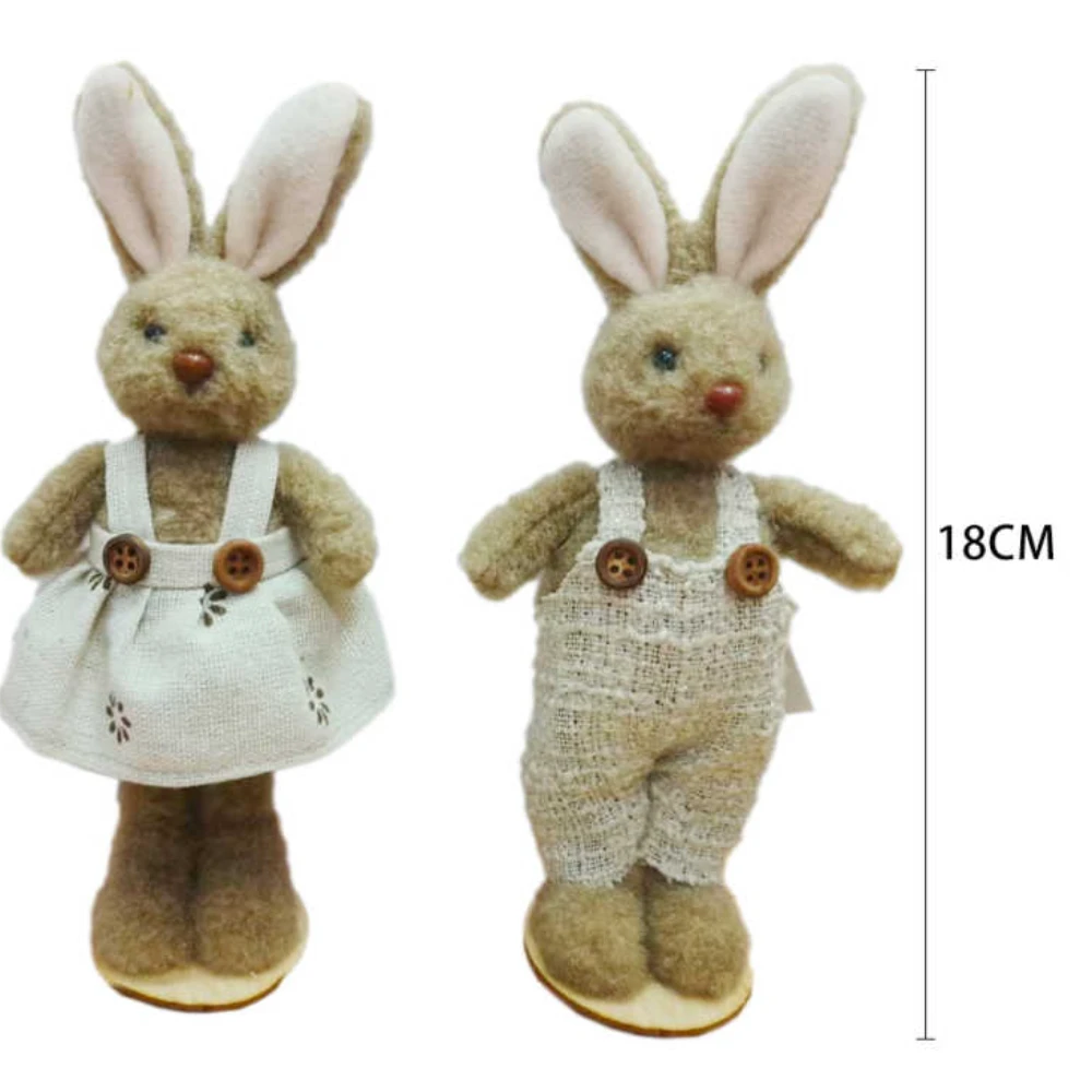 18 cm-es álló nyuszi dekorfigura