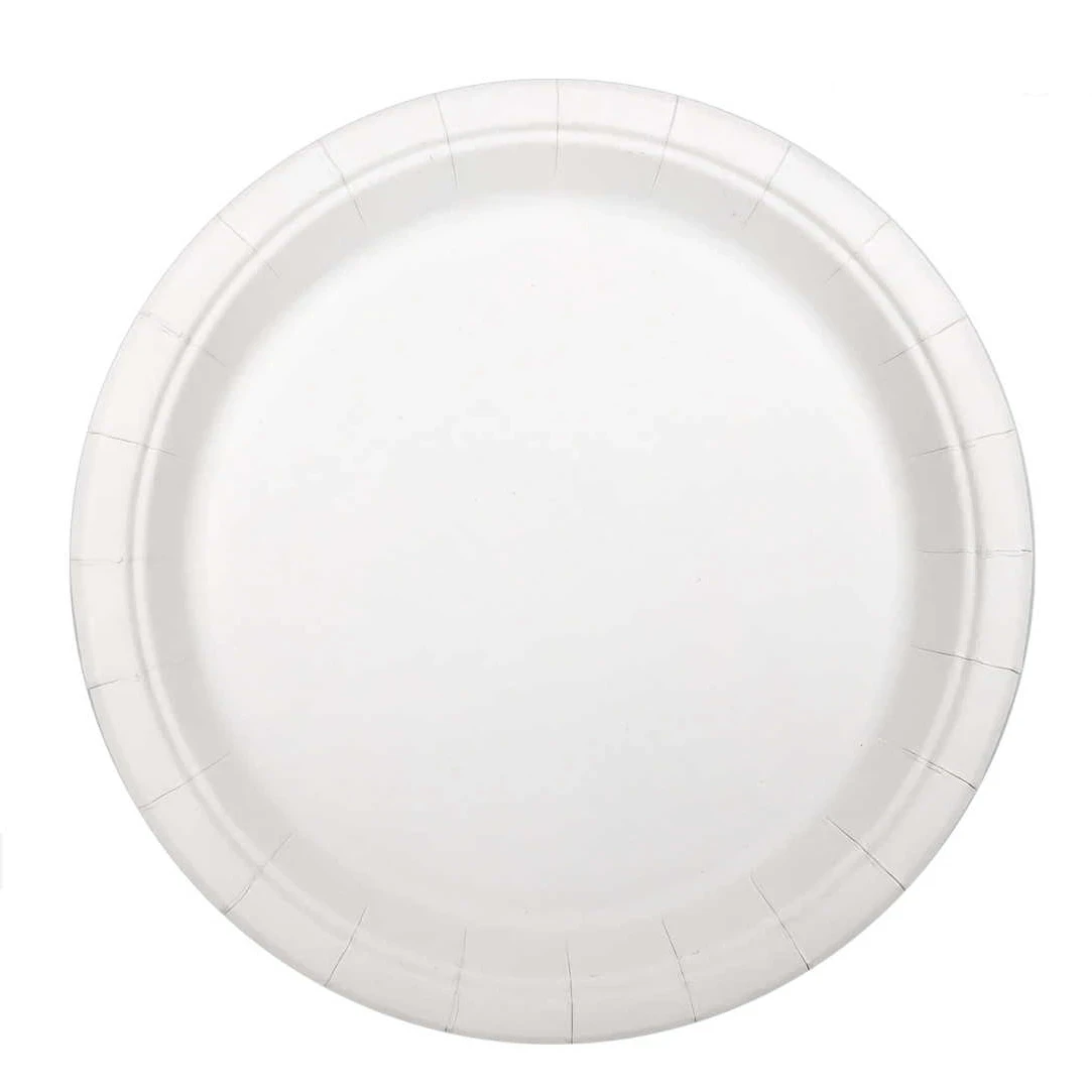 Fehér papírtányér 23 cm, 20 db/csomag