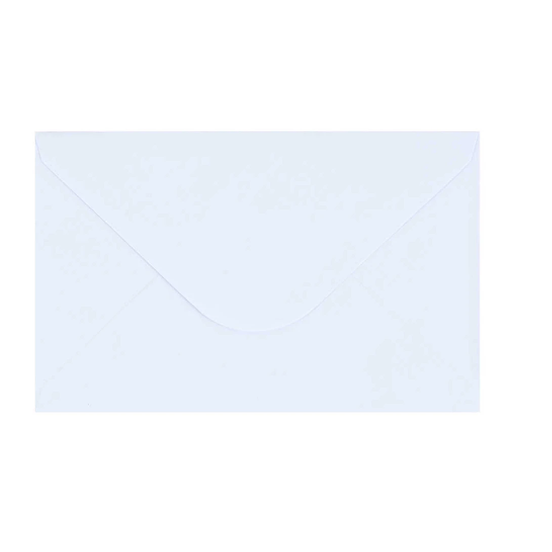 Fehér boríték 11,4 x 16,2 cm, 6 darabos csomagban
