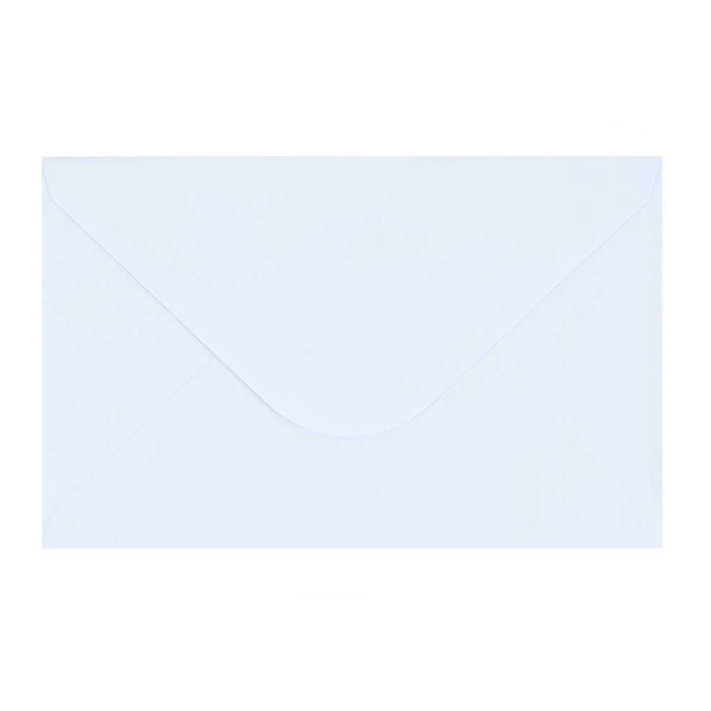 Fehér boríték 6+6, 9×14 cm, 6 db