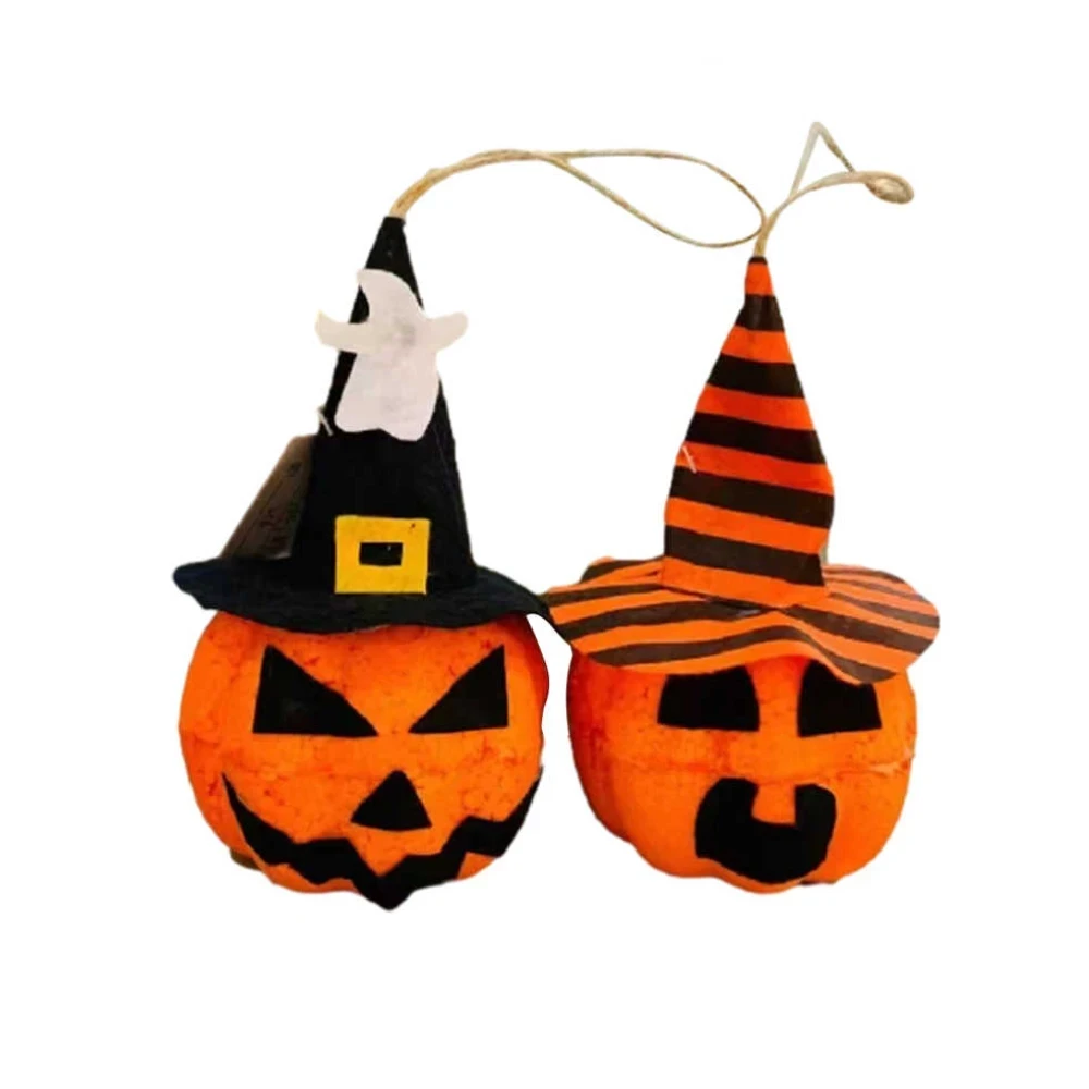 Halloween habszivacs tök dekoráció 2 féle, 16 cm