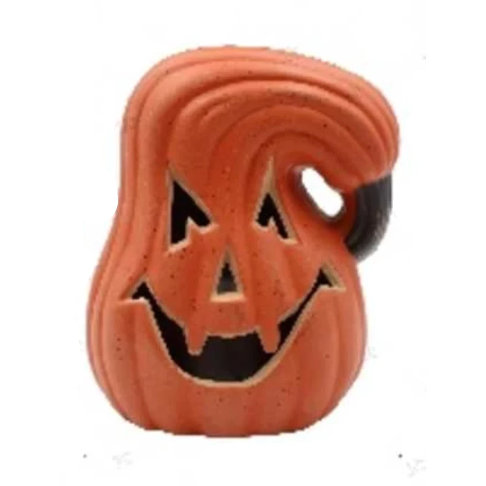 Halloween világító töklámpás dekoráció 1 db