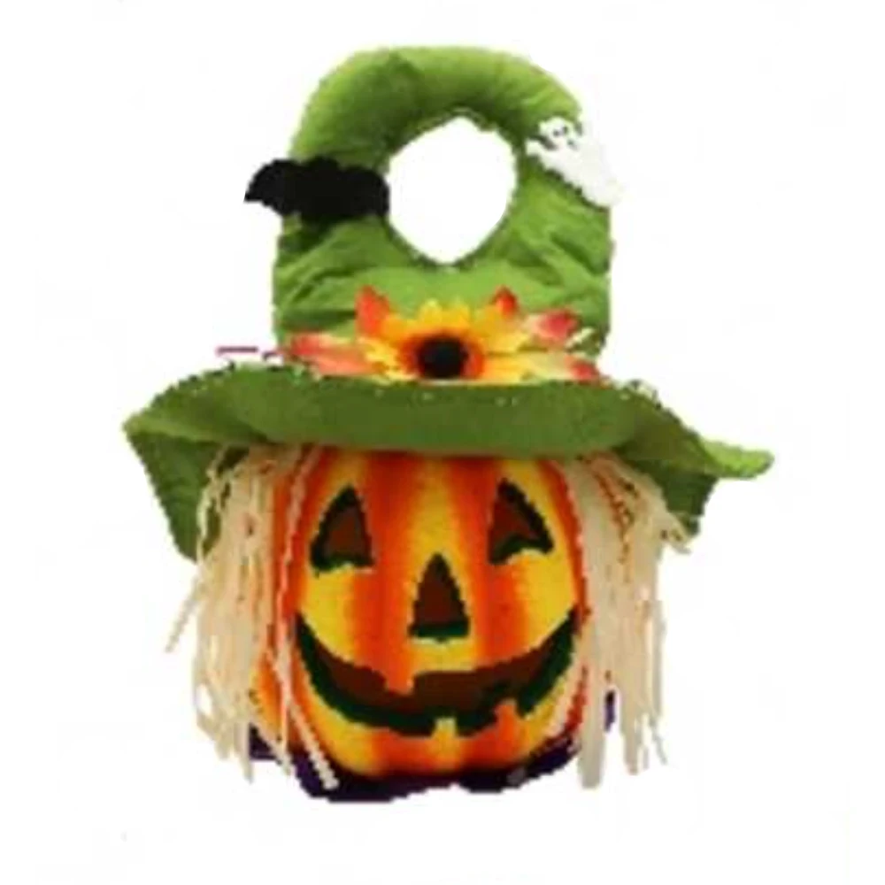 Halloweeni szivacsos, színes boszorkány töklámpás