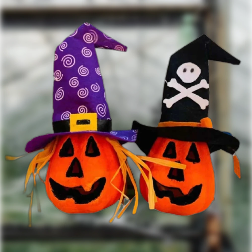 Halloween tök dekoráció habból, 2 színben, 20 cm