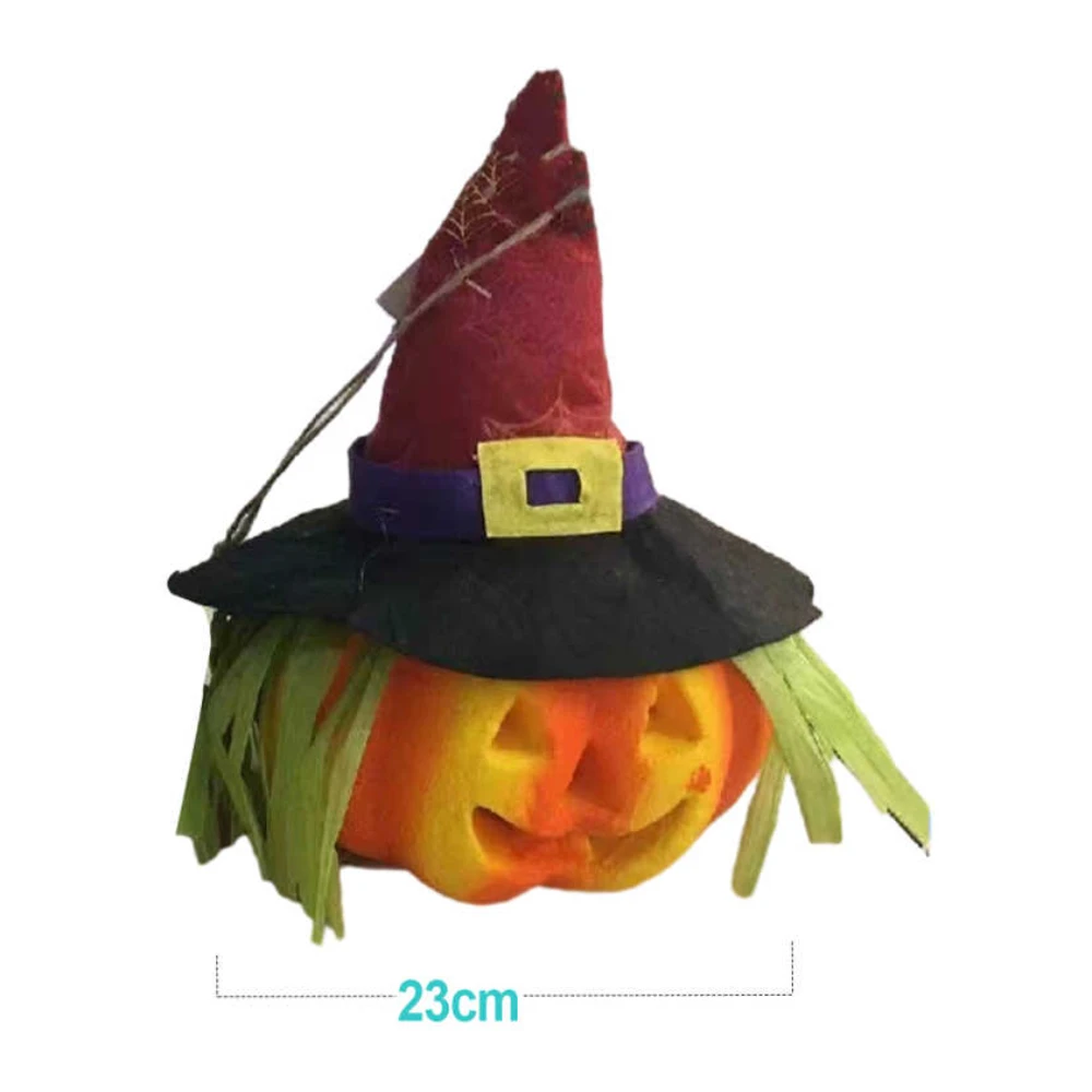 Halloween habszivacs töklámpás – 23 cm