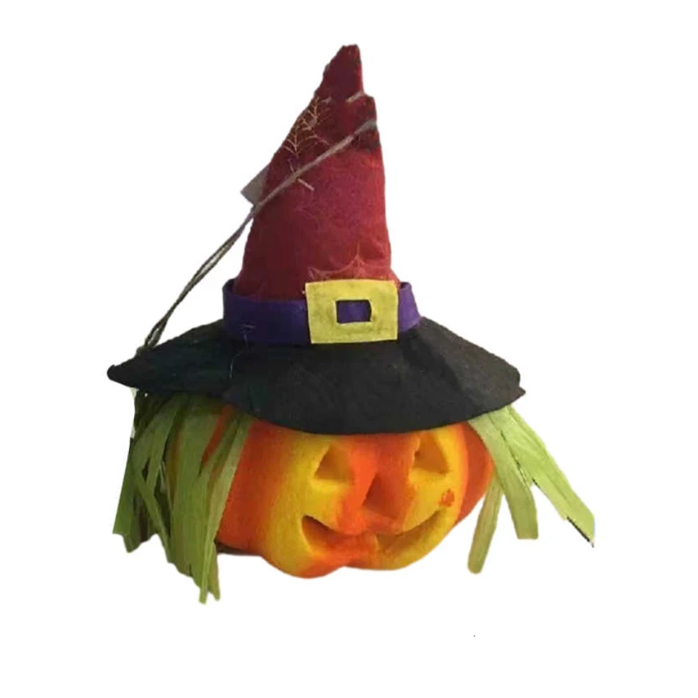 Halloween habszivacs töklámpás – 23 cm