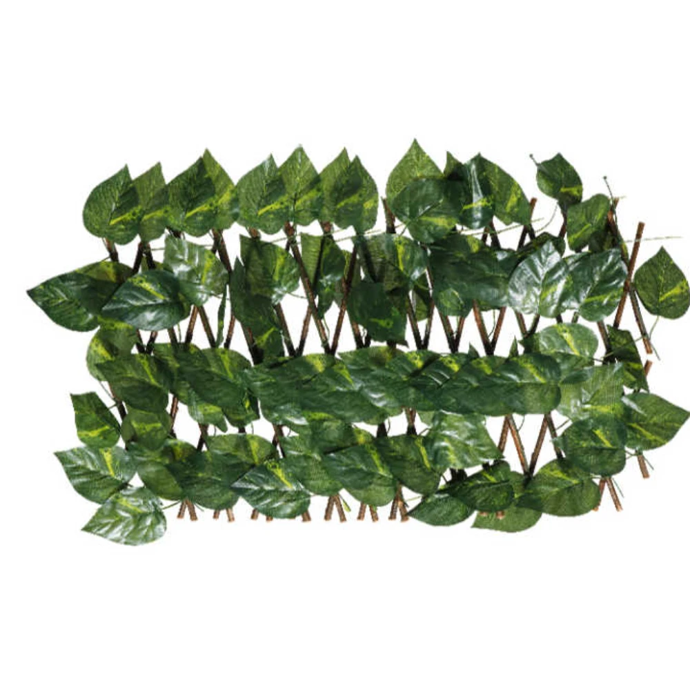 Mesterséges borostyános dekor kerítés, 40 cm, zöld