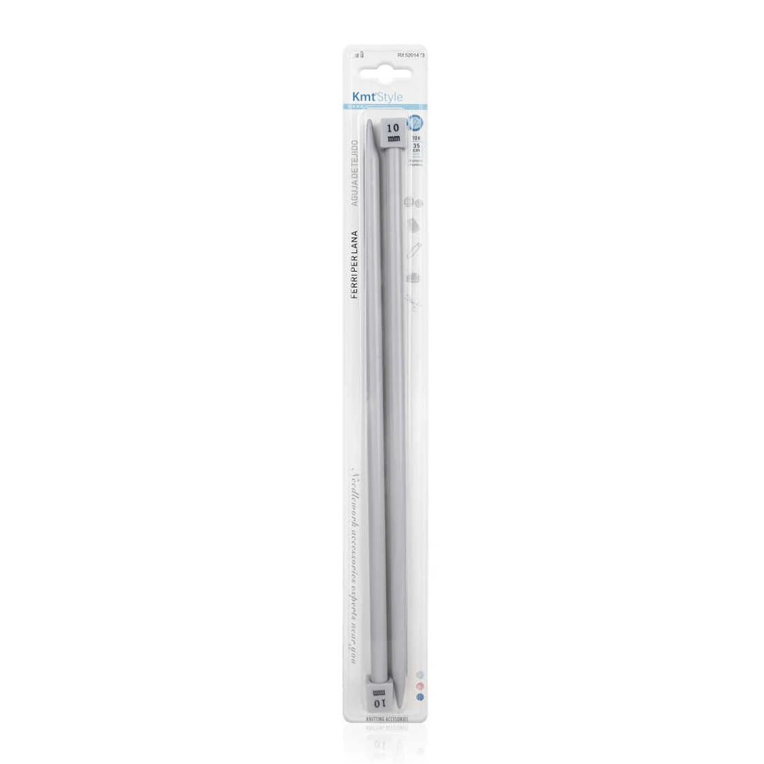 Kötőtű 10 mm, 35,2 cm – alumínium kötőpálca