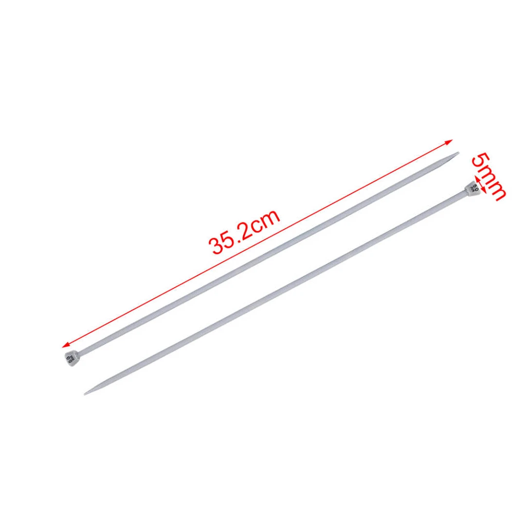 Kötőtű 5 mm, 35,2 cm, alumínium
