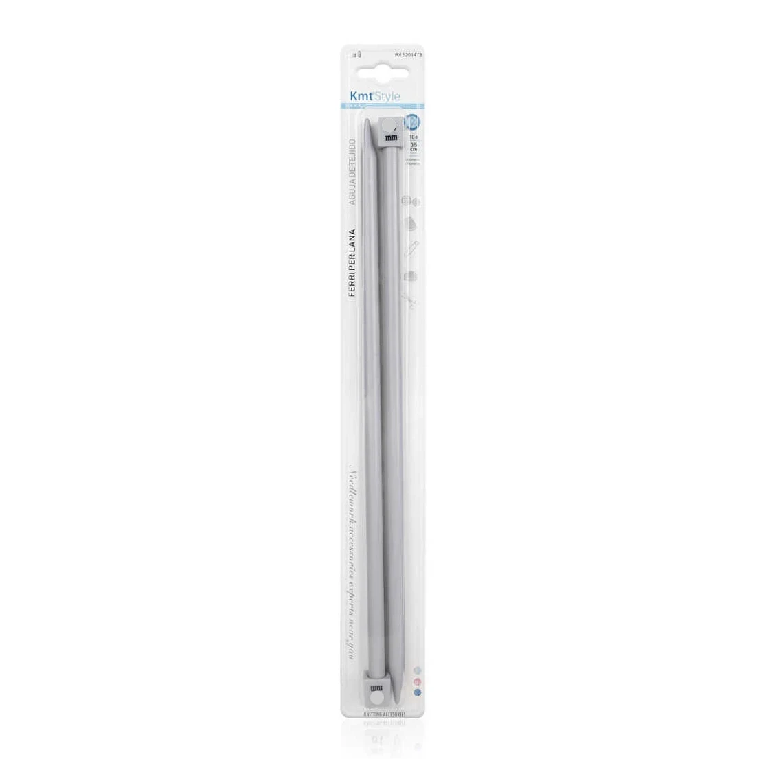 4 mm-es kötőtű, 35,2 cm, alumínium