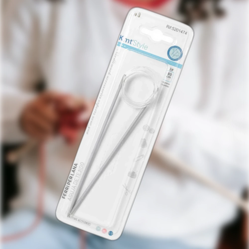 Körkötőtű 3 mm, 80 cm – alumínium