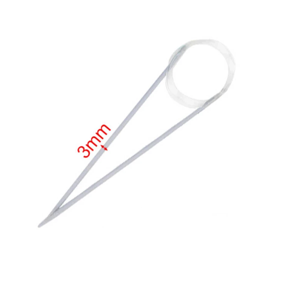 Körkötőtű 3 mm, 80 cm – alumínium