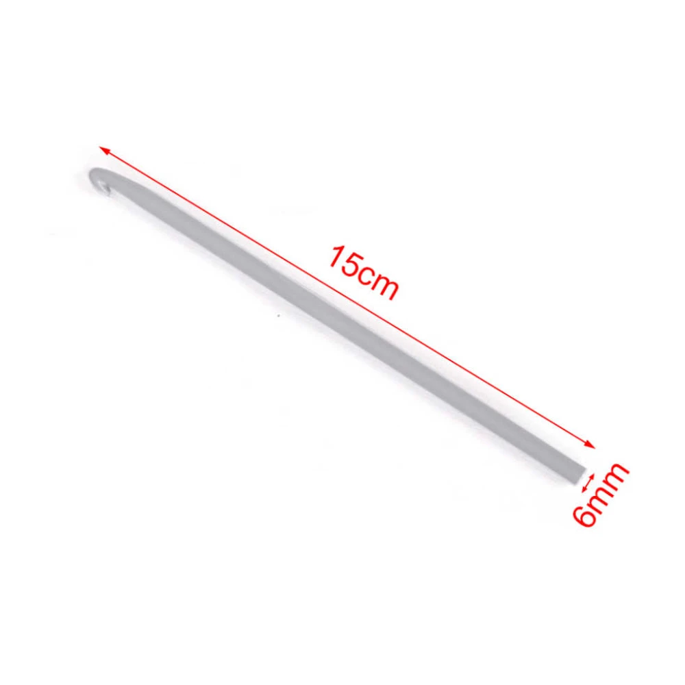 6 mm-es mágneses horgolótű, 15 cm, alumínium