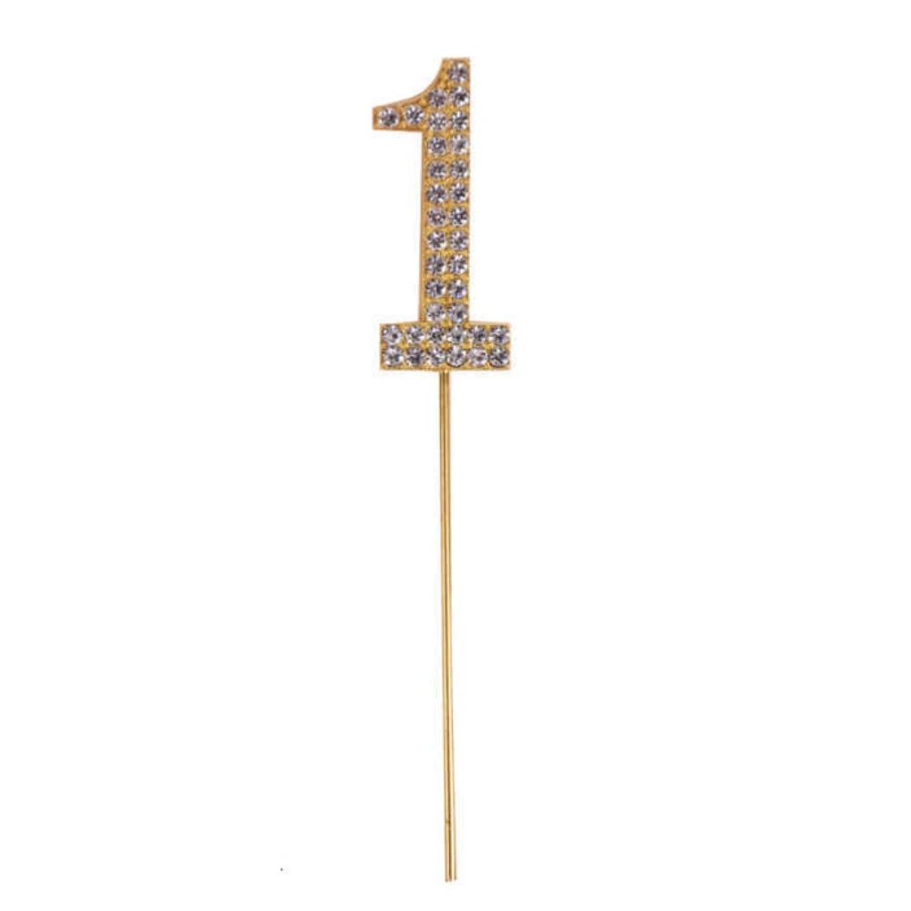 1-es számú köves tortadísz szúrófigura 11 cm, 1 db