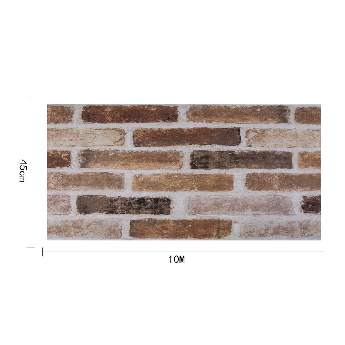 Tégla mintás tapéta 45 cm x 10 m