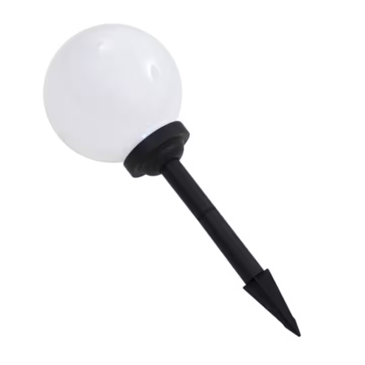 Leszúrható napelemes kerti gömb LED lámpa - 37 cm