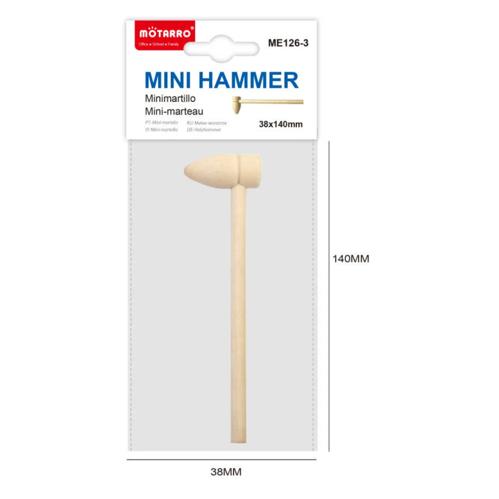 Mini Kalapács - 14*3.8cm DIY Kézműves Eszköz