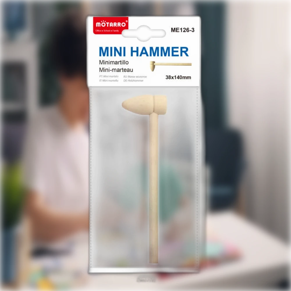 Mini Kalapács - 14*3.8cm DIY Kézműves Eszköz