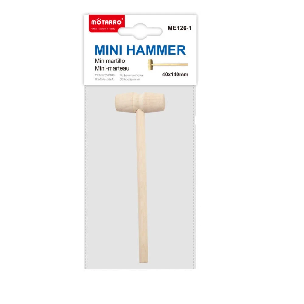 Mini Kalapács - 14*4 cm-es Kézműves Eszköz