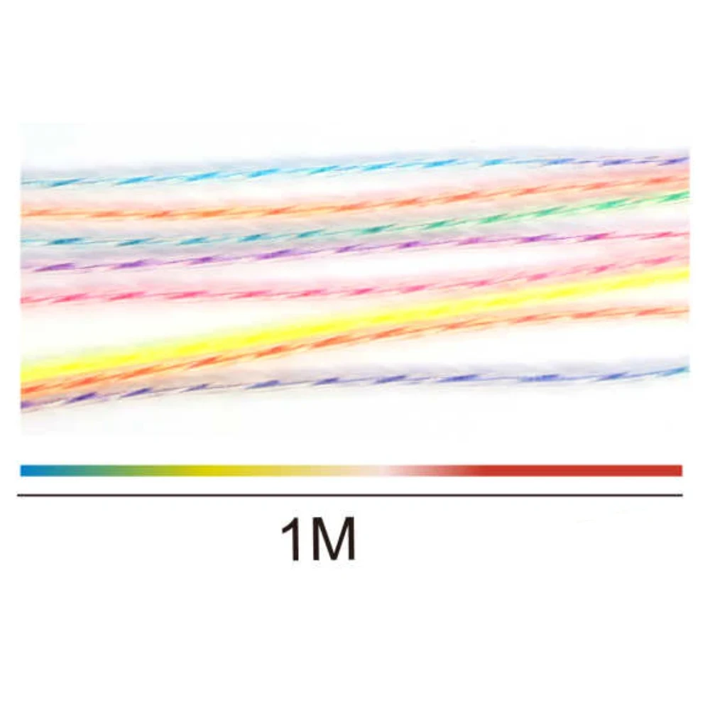 1m Színes Fonott Zsinór 10db - Kreatív Kézműves Anyagokhoz