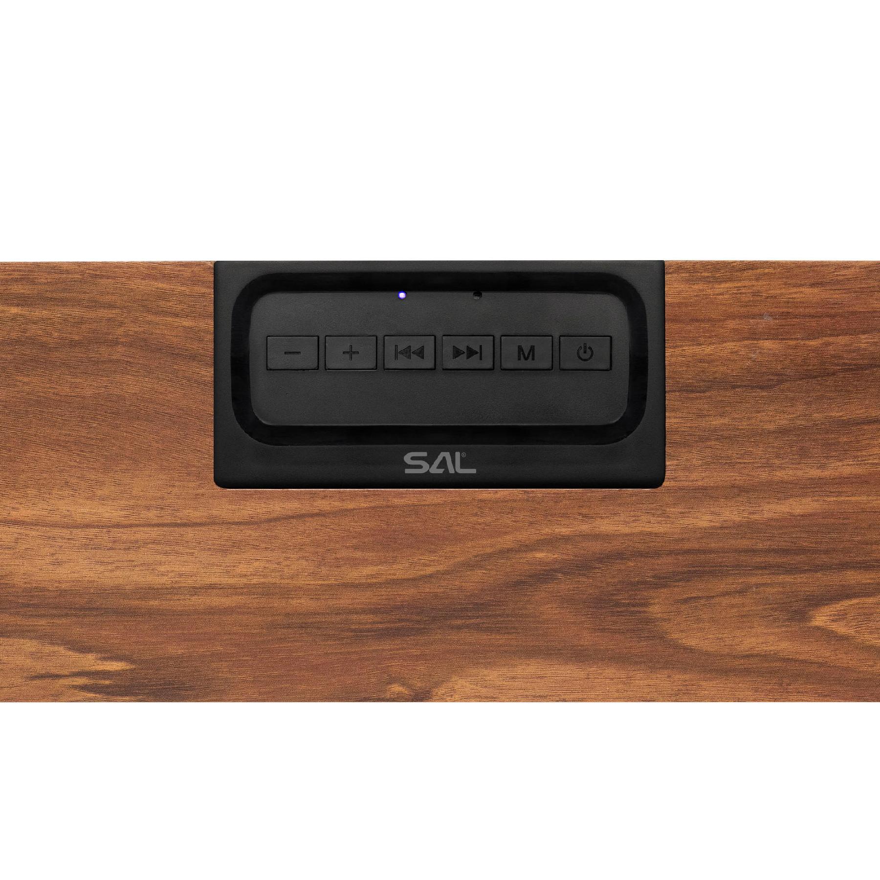 Sztereó retro hangszóró, vezeték nélküli, 2x5W, FM rádió, Bluetooth, beépített akkumulátor