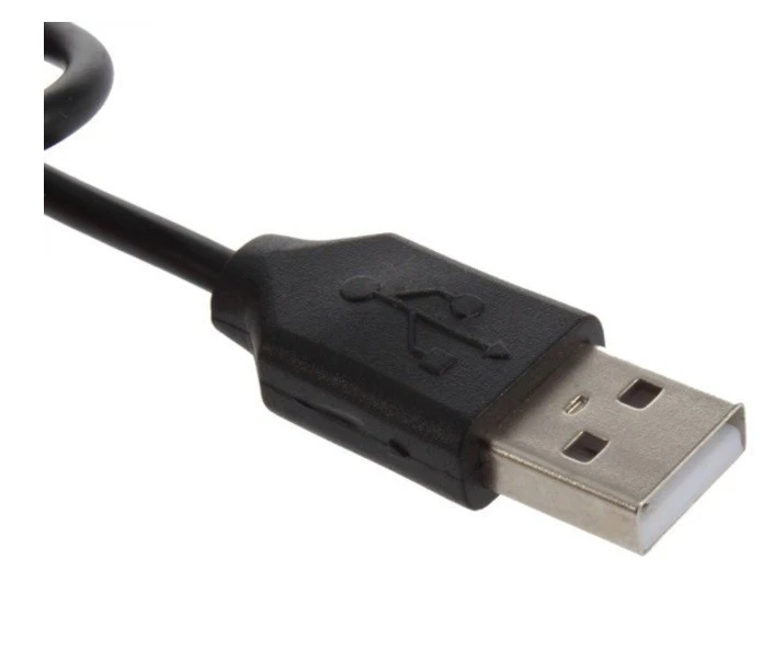 7 portos kapcsolható USB elosztó 2.0 Fekete