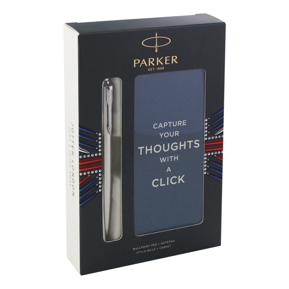 Parker Royal Jotter ROZSDAMENTES ACÉL + NOTESZ 2061287
