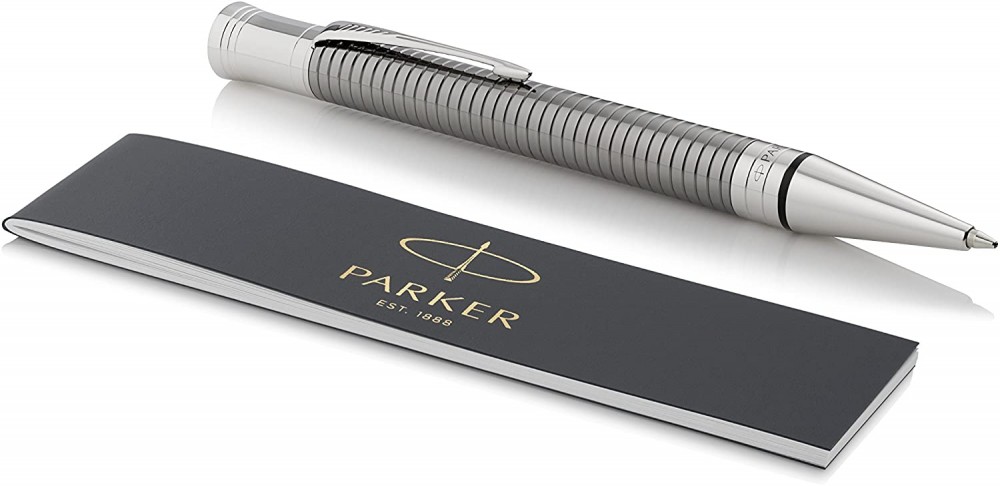 Parker Royal DUOFOLD PRESTIGE Golyóstoll RUTHENIUM EZÜST, EZÜST KLIPSZ 1931367