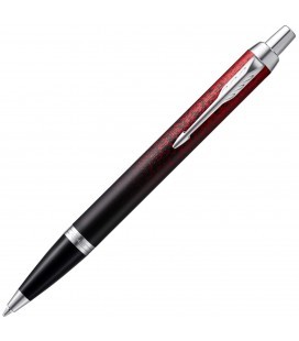 Parker Royal IM Golyóstoll FEKETE-PIROS , EZÜST KLIPSZ 2074031