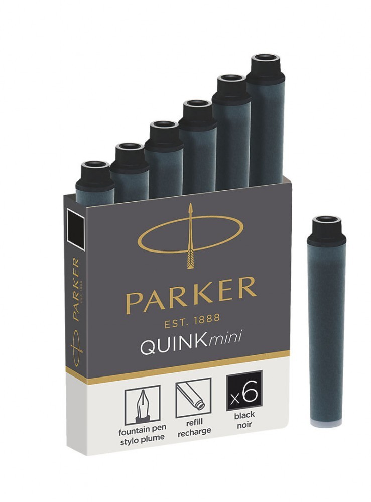 3 db Parker Royal Tintapatron Fekete