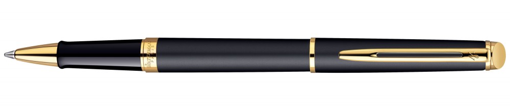 Waterman Hemisphere NEWaterman MATT BLACK arany klipsz rollerirón