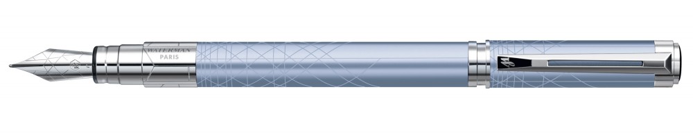 Waterman PERSPECTIVE LIGHT BLUE ezüst klipsz Töltőtoll