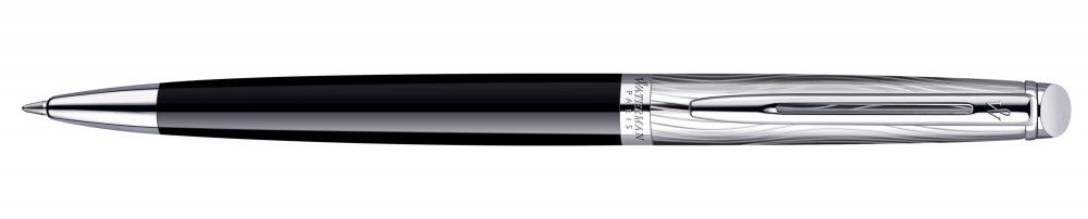 Waterman Hemisphere NEWaterman DELUXE BLACK ezüst klipsz Golyóstoll