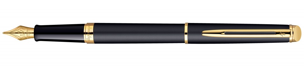Waterman Hemisphere NEWaterman MATT BLACK arany klipsz Töltőtoll