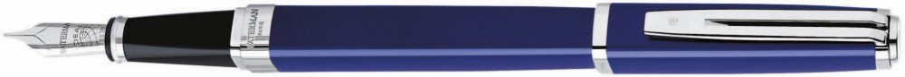 Waterman EXCEPTION SLIM BLUE ezüst klipsz Töltőtoll