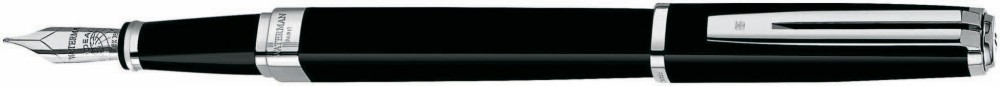 Waterman EXCEPTION SLIM BLACK ezüst klipsz Töltőtoll