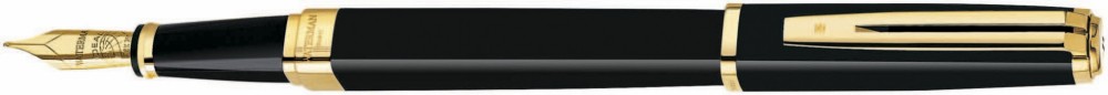 Waterman EXCEPTION SLIM BLACK arany klipsz Töltőtoll