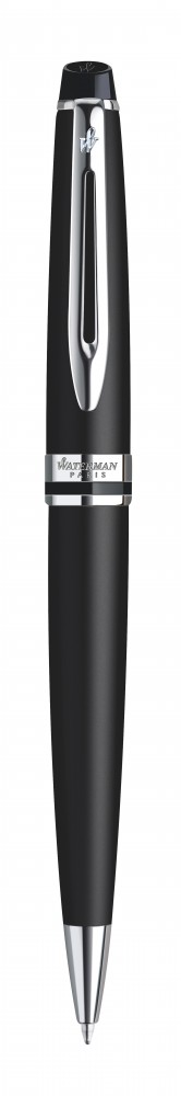Waterman EXPERT III. MATT BLACK ezüst klipsz Golyóstoll