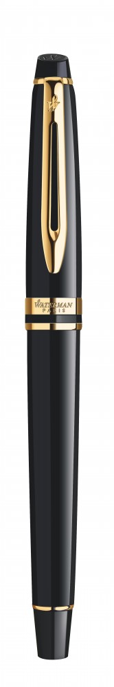 Waterman EXPERT III. BLACK arany klipsz Töltőtoll
